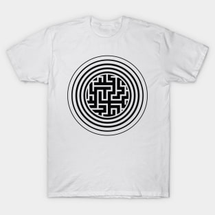 LAB Black Circle Geom T-Shirt